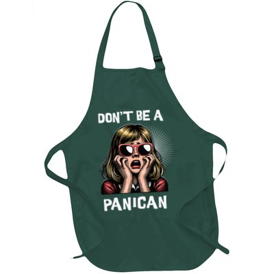 DON'T BE A PANICAN New Panican TDS Don'T Be A Panican Girl Face Full-Length Apron With Pockets