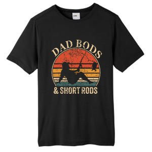 Dad Bods And Short Rods Funny Fishing Lovers Tall Fusion ChromaSoft Performance T-Shirt