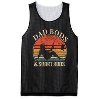 Dad Bods And Short Rods Funny Fishing Lovers Mesh Reversible Basketball Jersey Tank