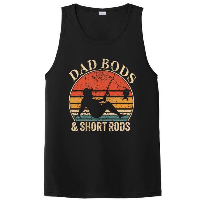 Dad Bods And Short Rods Funny Fishing Lovers PosiCharge Competitor Tank