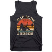 Dad Bods And Short Rods Funny Fishing Lovers Tank Top