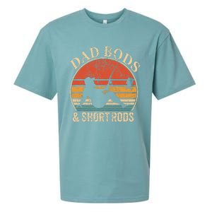 Dad Bods And Short Rods Funny Fishing Lovers Sueded Cloud Jersey T-Shirt