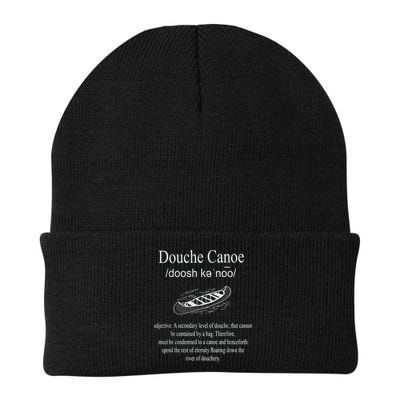 Don't Be A Douche Canoe Definition Funny Humor Beanie