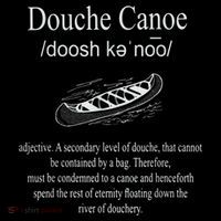 Don't Be A Douche Canoe Definition Funny Humor Sustainable Knit Beanie