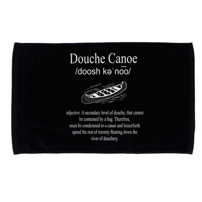 Don't Be A Douche Canoe Definition Funny Humor Microfiber Hand Towel