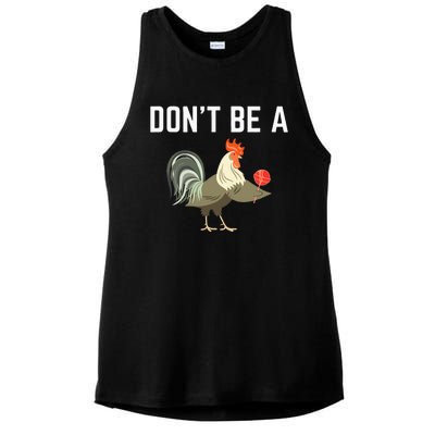 Dont Be A Sucker Funny Offensive Meaning Ladies PosiCharge Tri-Blend Wicking Tank