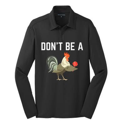 Dont Be A Sucker Funny Offensive Meaning Silk Touch Performance Long Sleeve Polo