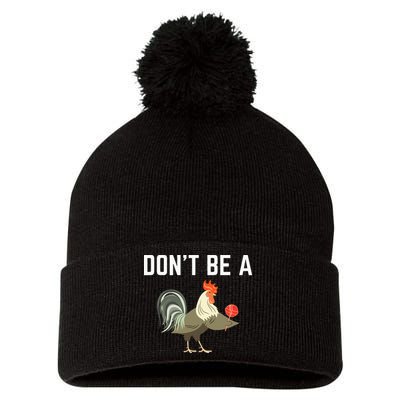 Dont Be A Sucker Funny Offensive Meaning Pom Pom 12in Knit Beanie