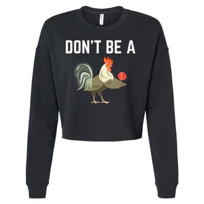 Dont Be A Sucker Funny Offensive Meaning Cropped Pullover Crew