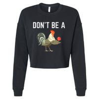 Dont Be A Sucker Funny Offensive Meaning Cropped Pullover Crew