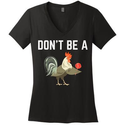 Dont Be A Sucker Funny Offensive Meaning Women's V-Neck T-Shirt