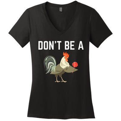 Dont Be A Sucker Funny Offensive Meaning Women's V-Neck T-Shirt