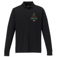 Don't Be A Cotton Headed Ninny Muggins Performance Long Sleeve Polo