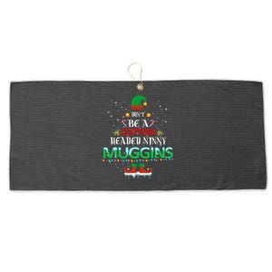 Don't Be A Cotton Headed Ninny Muggins Large Microfiber Waffle Golf Towel