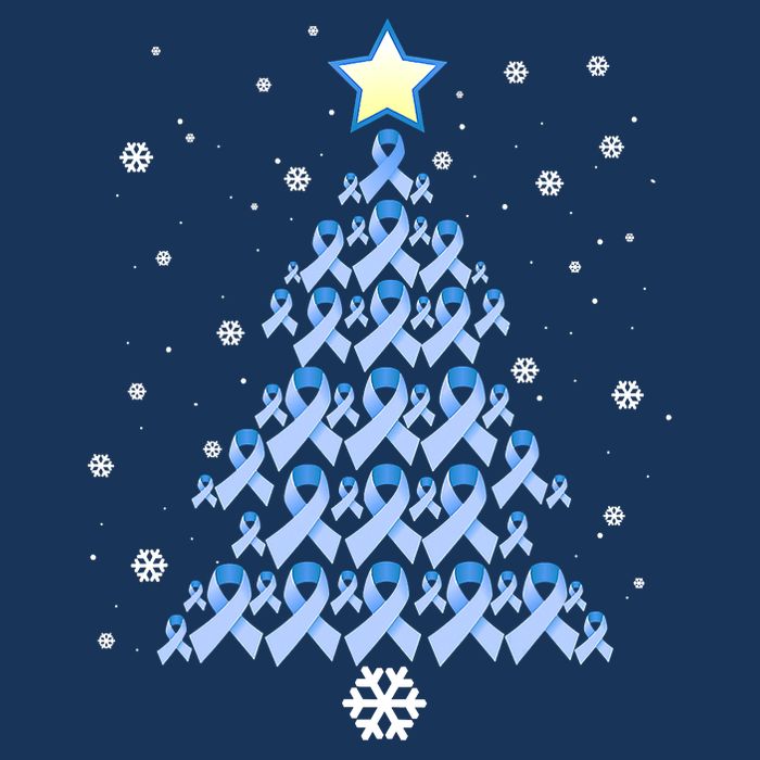Diabetes Blue Awareness Ribbon Snowflakes Diabetic T1D Cooling Performance Long Sleeve Crew