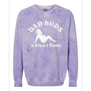 Dad Bods And Short Rods Colorblast Crewneck Sweatshirt