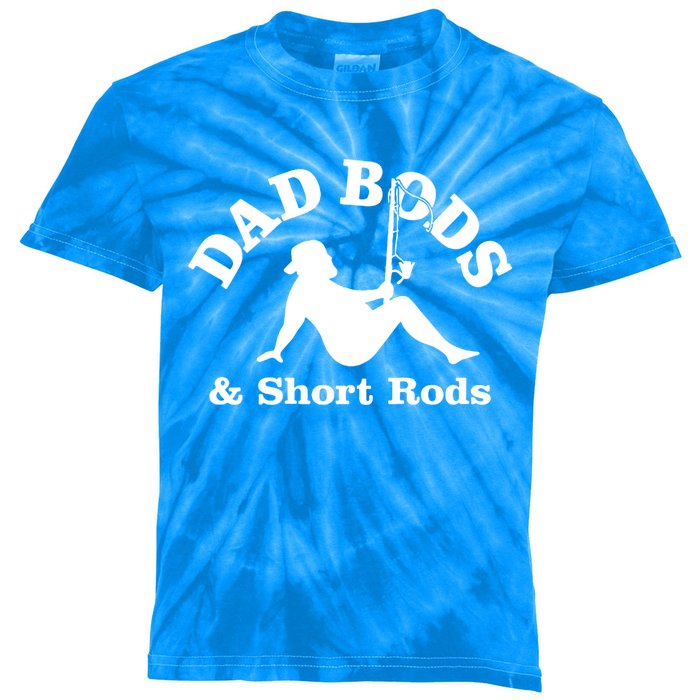 Dad Bods And Short Rods Gift Kids Tie-Dye T-Shirt