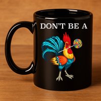 Dont Be A Sucker Funny Cock Chicken Father Day Gift 11oz C Handle Ceramic Mug