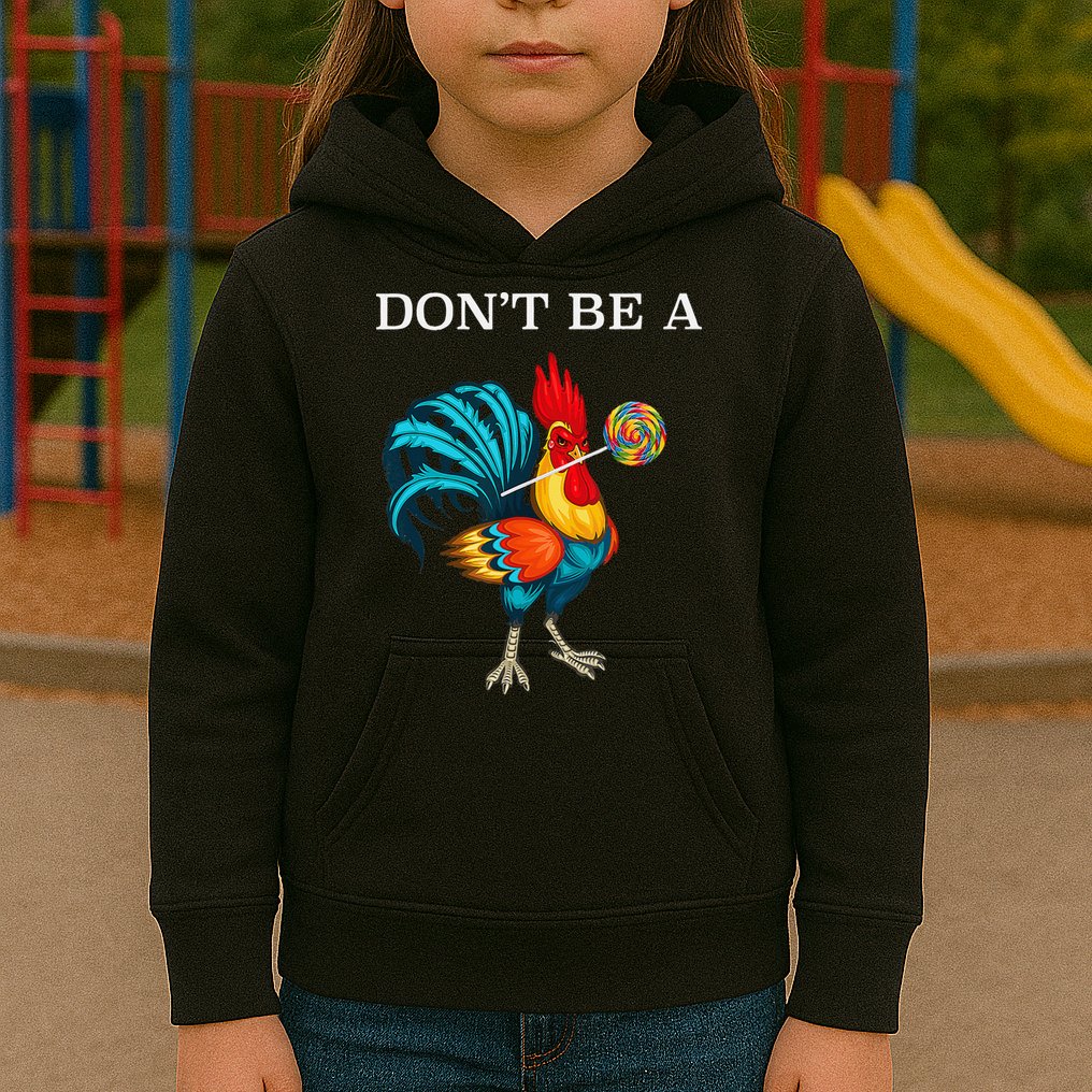 Dont Be A Sucker Funny Cock Chicken Father Day Gift Kids Hoodie