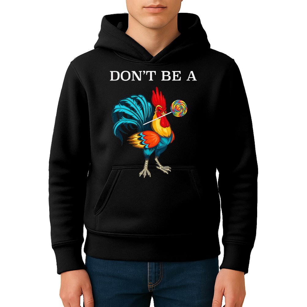 Dont Be A Sucker Funny Cock Chicken Father Day Gift Kids Hoodie