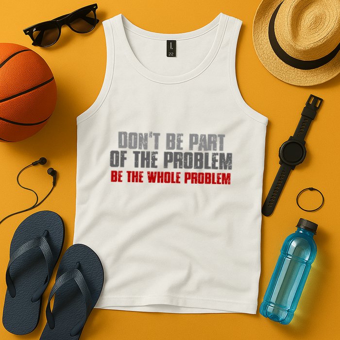 DonT Be A Part Of The Problem Be The Whole Problem Tank Top