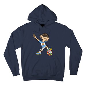 Dabbing Boy Argentina Soccer Jersey National Flag Hoodie