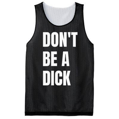 Dont Be A Dick Mesh Reversible Basketball Jersey Tank