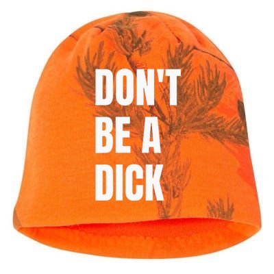 Dont Be A Dick Kati - Camo Knit Beanie