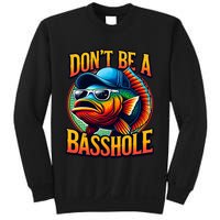DonT Be A Basshole Funny Fish Sweatshirt