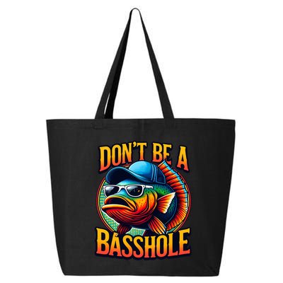 DonT Be A Basshole Funny Fish 25L Jumbo Tote