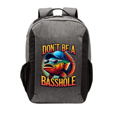 DonT Be A Basshole Funny Fish Vector Backpack