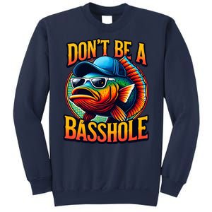 DonT Be A Basshole Funny Fish Sweatshirt