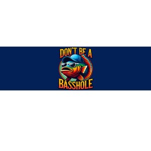 DonT Be A Basshole Funny Fish Bumper Sticker