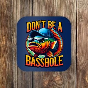 DonT Be A Basshole Funny Fish Coaster