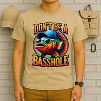 DonT Be A Basshole Funny Fish T-Shirt