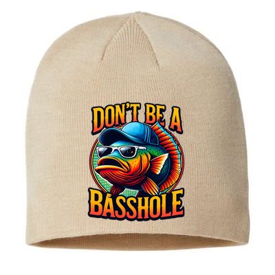 DonT Be A Basshole Funny Fish Sustainable Beanie