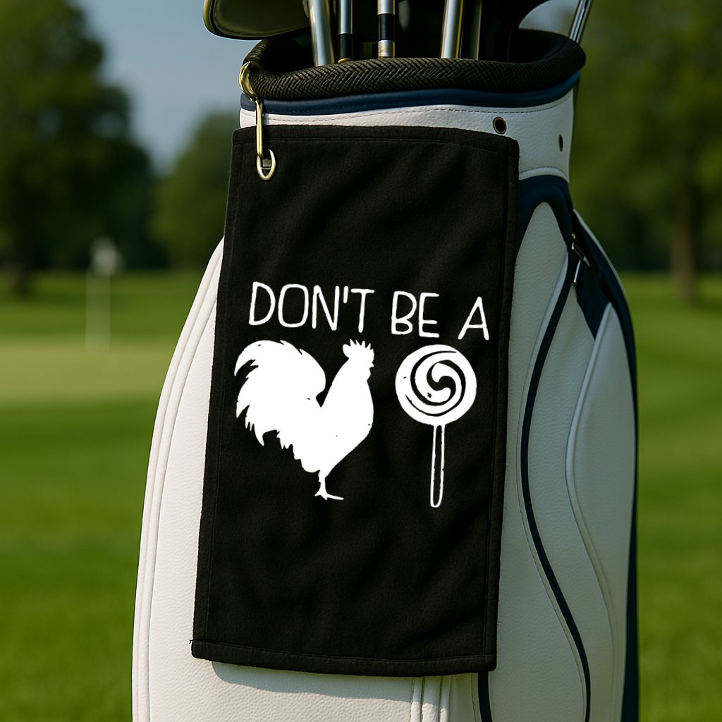 DonT Be A Cock Sucker Funny Hilarious Golf Towel