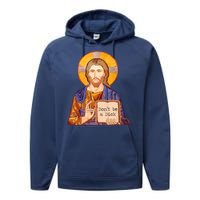 Don't Be A Dick Jesus Performance Fleece Hoodie