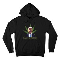 Dank Brandon Anti Biden Marijuana American US Flag Cannabis Hoodie