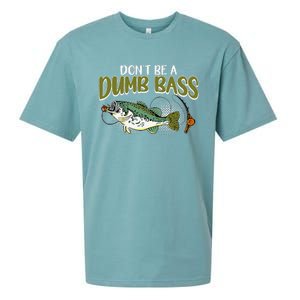 DonT Be A Dumb Bass Funny Fisherman Fishing Sueded Cloud Jersey T-Shirt