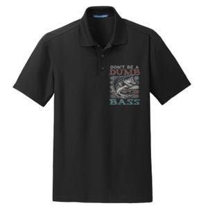 Dont Be A Dumb Bass Funny Bass Fishing Dad Jokes Dry Zone Grid Polo