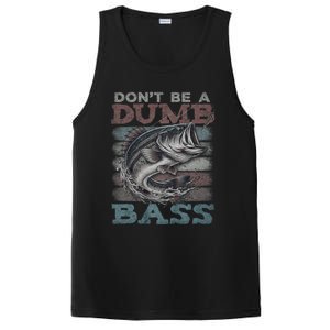 Dont Be A Dumb Bass Funny Bass Fishing Dad Jokes PosiCharge Competitor Tank