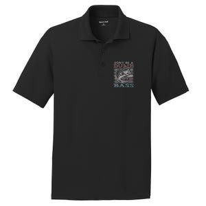 Dont Be A Dumb Bass Funny Bass Fishing Dad Jokes PosiCharge RacerMesh Polo