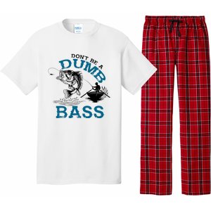 Dont Be A Dumb Bass Fishing Gifts For Fisherman Dad Papa Pajama Set