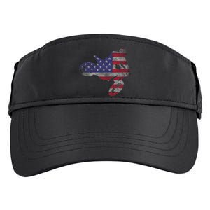 Dirt Bike American Flag Motocross Enduro Adult Drive Performance Visor