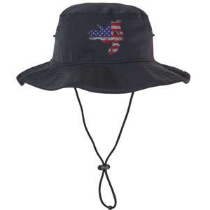 Dirt Bike American Flag Motocross Enduro Legacy Cool Fit Booney Bucket Hat