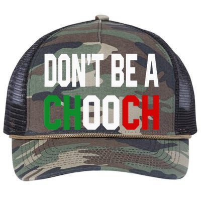 DonT Be A Chooch Funny Italian Retro Rope Trucker Hat Cap