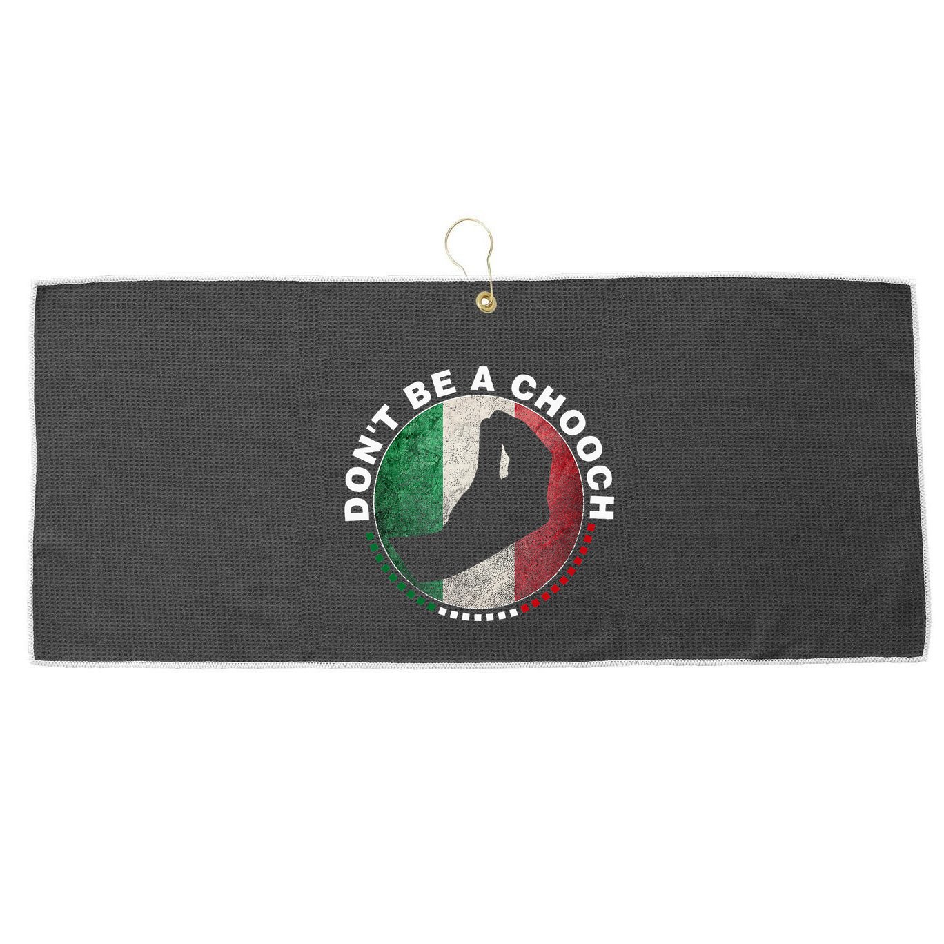 Dont Be A Chooch Italian Large Microfiber Waffle Golf Towel