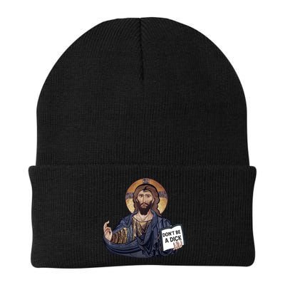 Don't Be A Dick Jesus Book Funny Gift Beanie