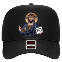 Don't Be A Dick Jesus Book Funny Gift Hat